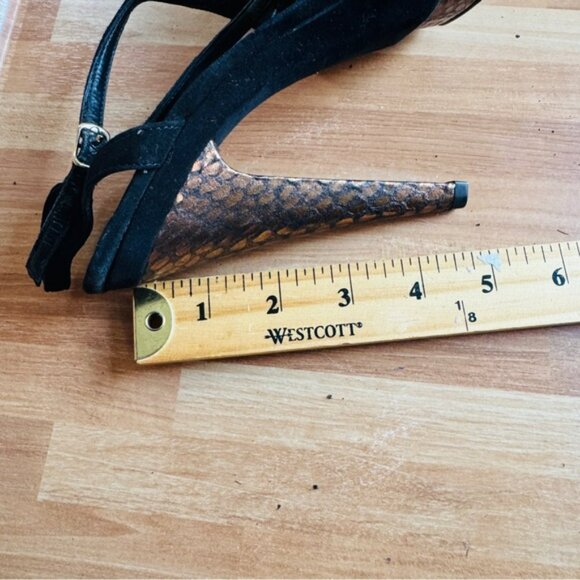 Jessica Simpson black spiked strappy sandals size 6 - Picture 12 of 14